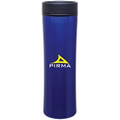 16 Oz. Blue Cyrus Stainless Steel Tumbler